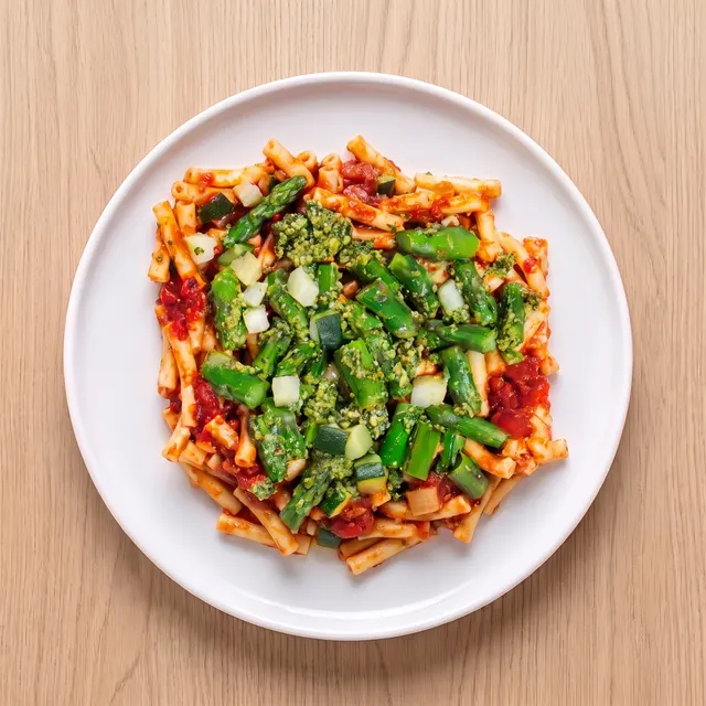 99 Laps Tomaten-Spargel-Pasta