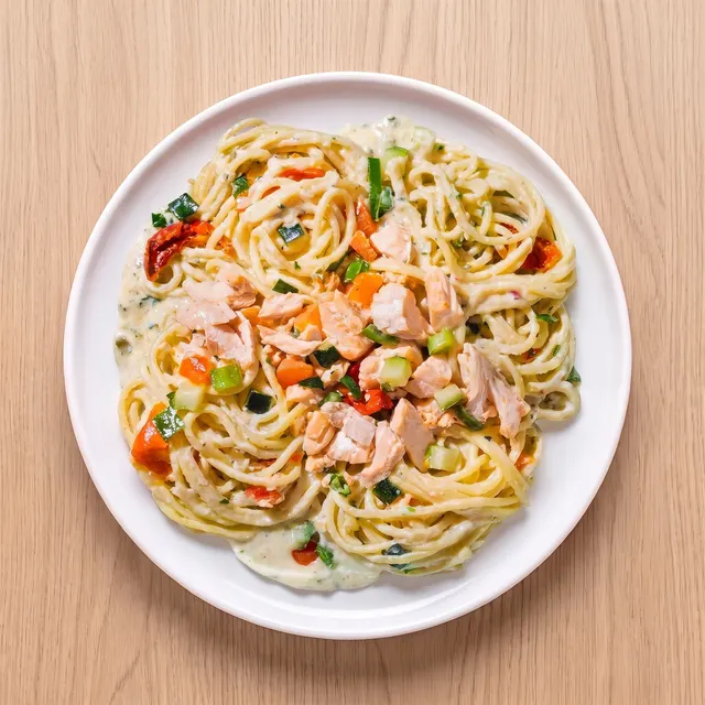 Spaghetti al Salmone