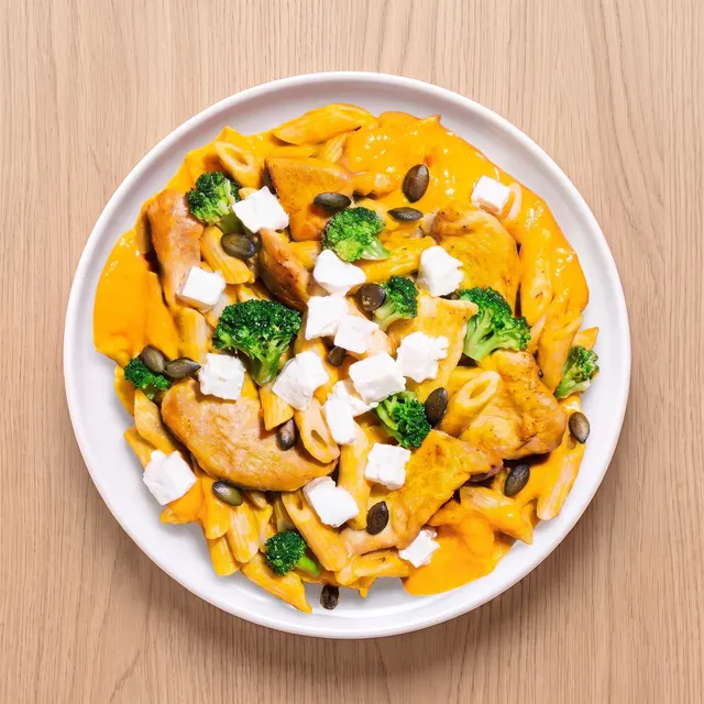High Protein Pumpkin Pasta