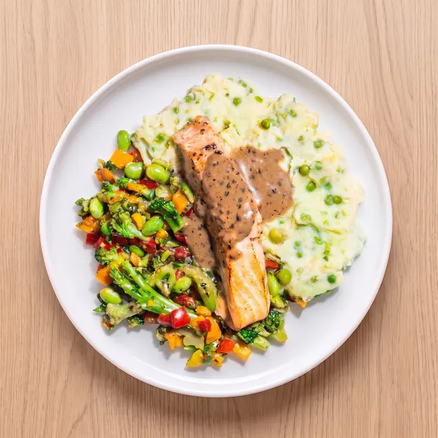 Lachsfilet Sesam-Teriyaki